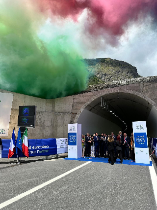 Inaugurata la seconda canna del Tunnel del Frejus